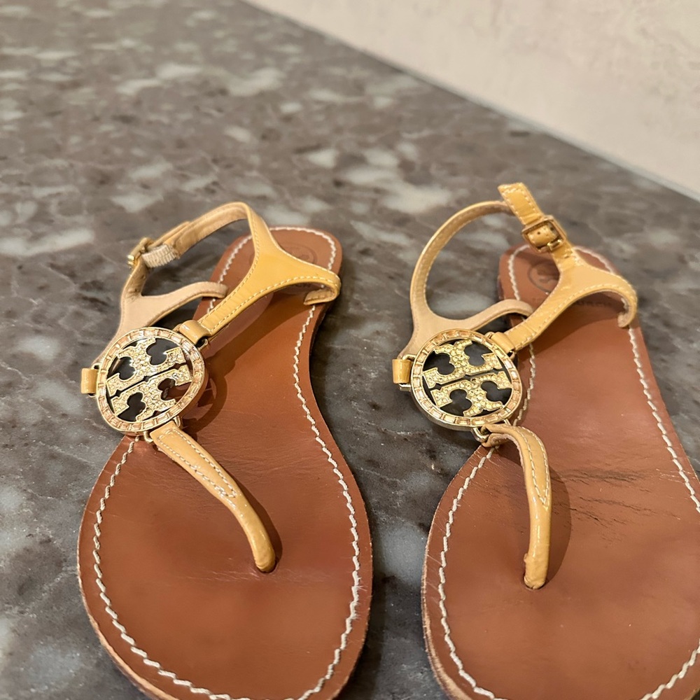 Tory Burch Yellow Sandals for Women